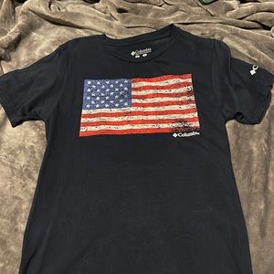 USA Flag Columbia Graphic Tee